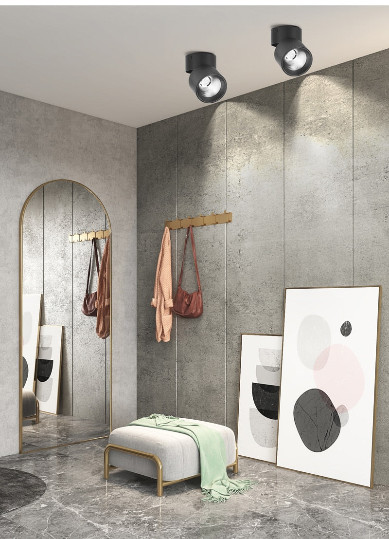 Adjustable LED Spotlights 7W 10W 15W Led Spot Light Lamp Ceiling Spots Track Lights Lighting Spotlight for Home Kitchen Bedroom