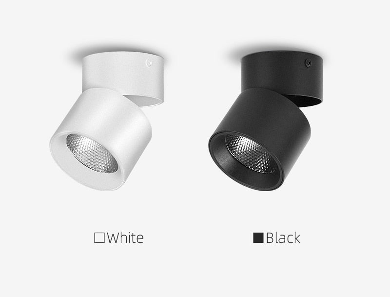 Adjustable LED Spotlights 7W 10W 15W Led Spot Light Lamp Ceiling Spots Track Lights Lighting Spotlight for Home Kitchen Bedroom