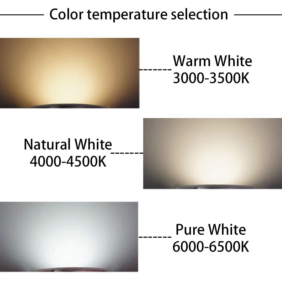 LED SMD Chip 3W 5W 7W 9W 12W 15W 18W 24W 30W 36W Brightness Light Board For LED Bulb Light downlight Ceiling PCB With LED