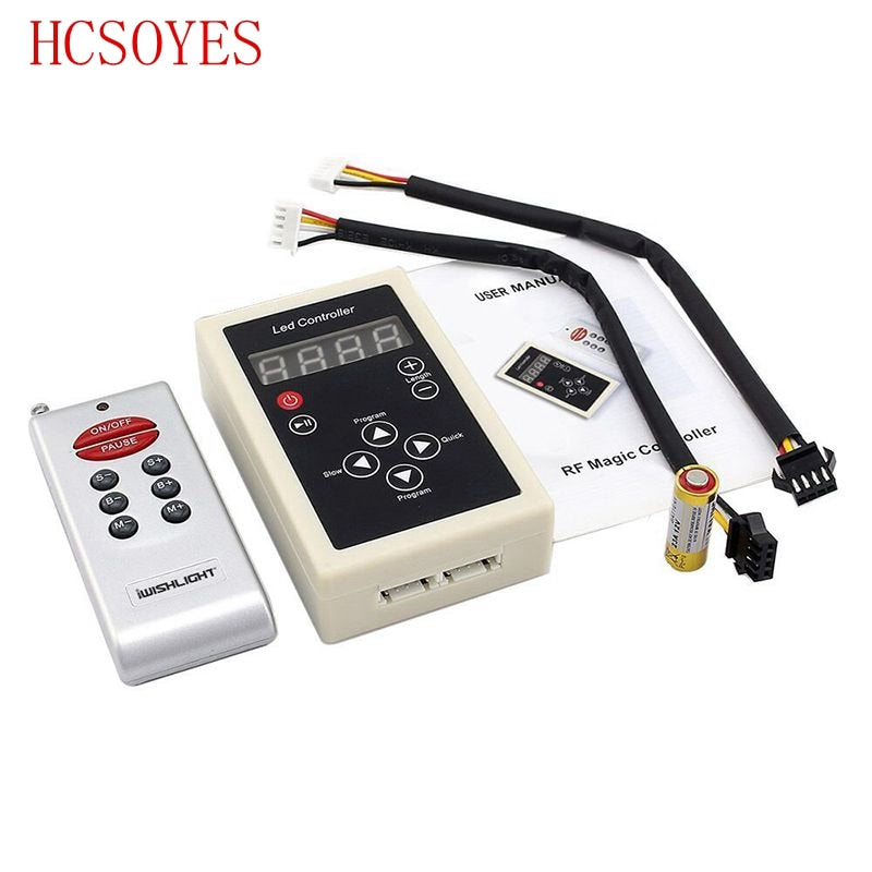 RGB Dream Magic Strip 5m DC12V 6803 IC IP67 Waterproof 5050 SMD 150LED Flexible Light+133 Program RF Controller