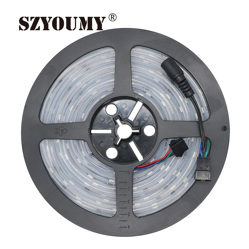 SZYSOUMY RGB dream magic 5050 SMD led strip DC12V 6803 IC IP67 Tube LED Strip 150LED flexible light+133 Program RF controller