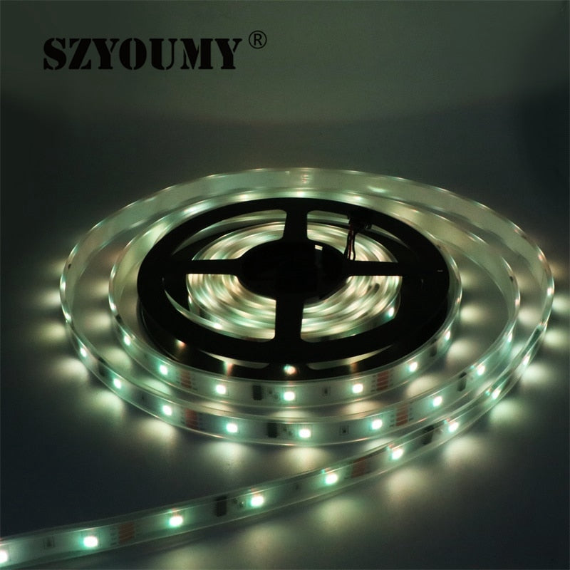 SZYSOUMY RGB dream magic 5050 SMD led strip DC12V 6803 IC IP67 Tube LED Strip 150LED flexible light+133 Program RF controller