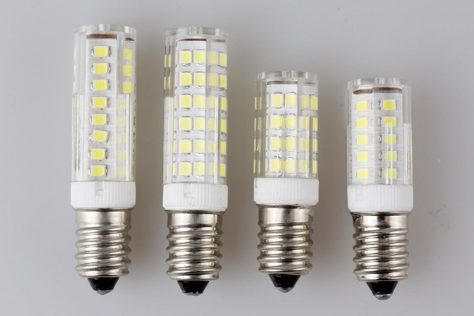 LED Bulb Lamp 220V-240V 2pcs/lot 3W 4W 5W 7W E14 Mini Corn Bulb Light 2835SMD 360 Beam Angle Replace Halogen Chandelier Lights