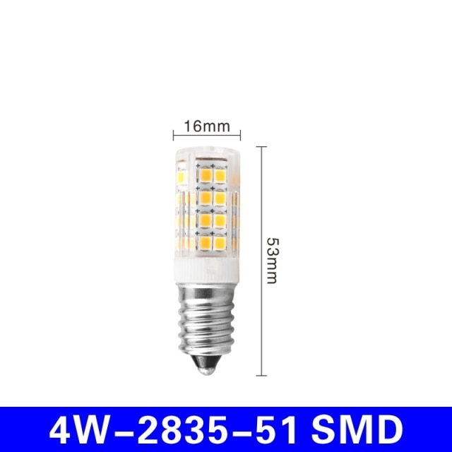 LED Bulb Lamp 220V-240V 2pcs/lot 3W 4W 5W 7W E14 Mini Corn Bulb Light 2835SMD 360 Beam Angle Replace Halogen Chandelier Lights