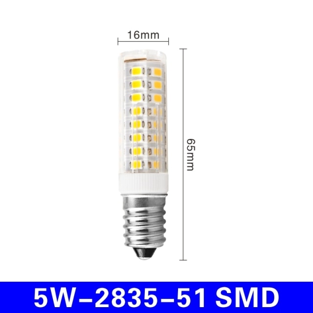LED Bulb Lamp 220V-240V 2pcs/lot 3W 4W 5W 7W E14 Mini Corn Bulb Light 2835SMD 360 Beam Angle Replace Halogen Chandelier Lights