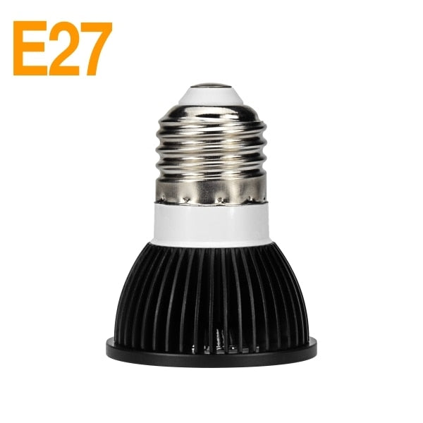 LED Bulb Full Spectrum Spotlight 6 PCS GU10 MR16 E27 E14 Day Cold Warm White Grow Light 220V 240V COB Chip For Downlight Lampara