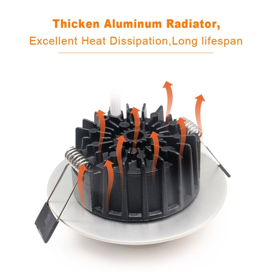 Lights Recessed Led Downlight 2020 New Simple Spot Led Dimmable Ceiling Lamp 5W 7W Creative Lighting For Living Room Bedroom