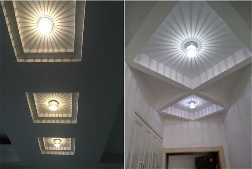 LED Entrance light led corridor aisle light 3W LED Downlight LED Ceiling lamp Home Living Room bulbs AC85~265V