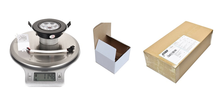 LED 9W 12W 15W black downlights led Spot Light dimmable 110V 220V