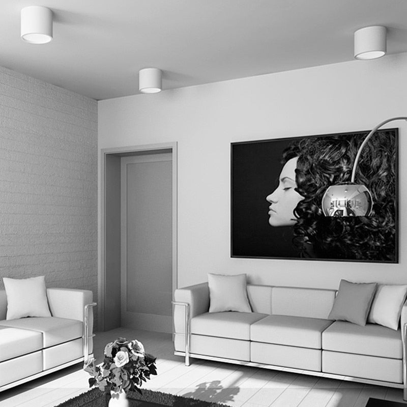 Round dimmable LED ceiling light SMD5730 7W 9W 12W 15W 18W 20W AC85-265V lamp indoor lighting spotlight