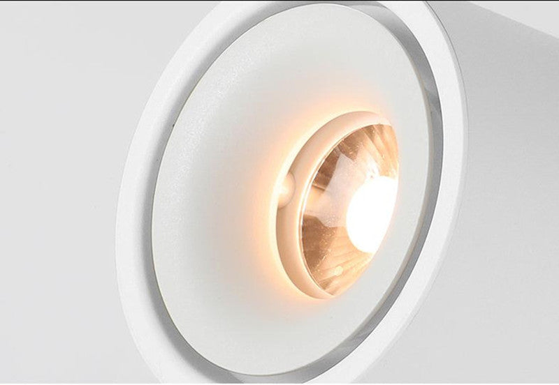 Surface Mounted 350 Degree COB Led Downlight Dimmable 14W 18W Ceiling Lamps Light Black White AC90-260V Hotel Led Spot Lighting