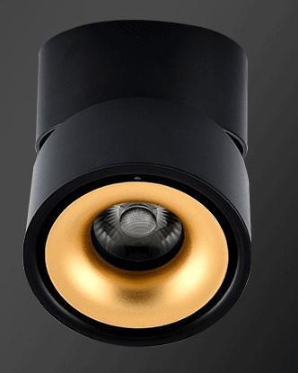 Surface Mounted 350 Degree COB Led Downlight Dimmable 14W 18W Ceiling Lamps Light Black White AC90-260V Hotel Led Spot Lighting