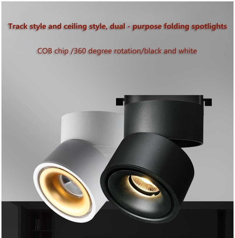 LED downlight ceiling spot light indoor lighting, 7W, 12W, 15W, suitable for kitchen, living room, bathroom surface mounted