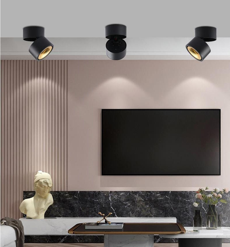 LED downlight ceiling spot light indoor lighting, 7W, 12W, 15W, suitable for kitchen, living room, bathroom surface mounted