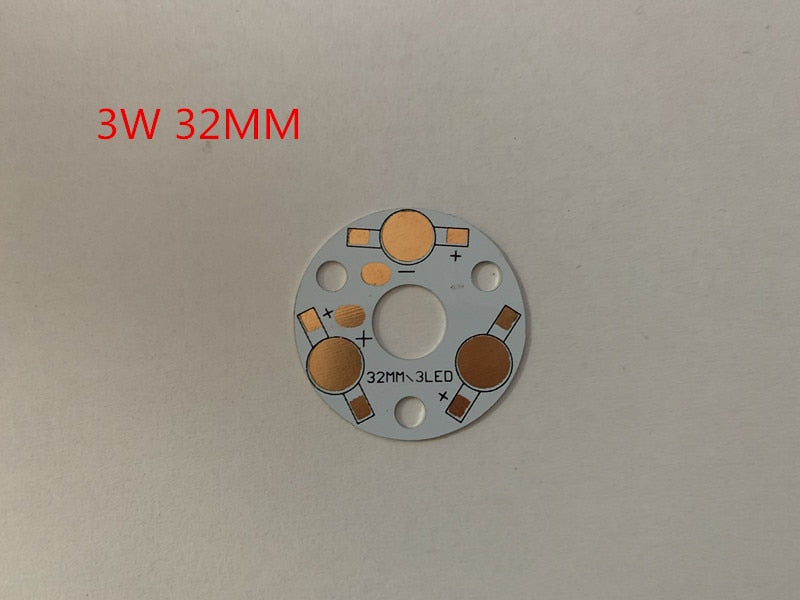 LED Downlight 20 PCS 100W 3W 5W 7W 9W 15W 18W LED Aluminum Base Plate PCB Board Substrate 20mm Star Kit DIY Cooling Heatsink for Downlight