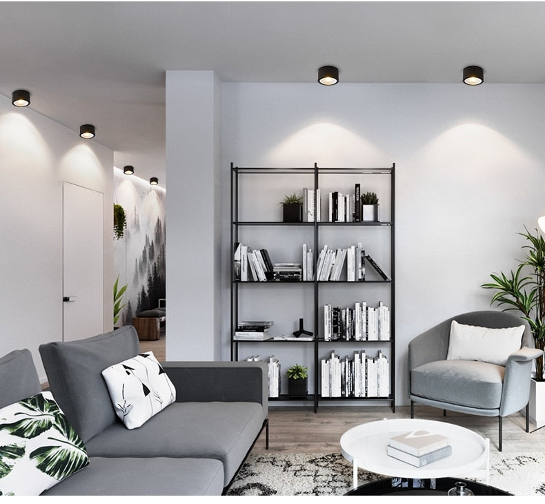 Dimmable AC85-265V High Quality Surface Mounted LED COB Downlight 7w 9w 12w 15w 18w Ceiling Light Spotlight Downlight Indoor