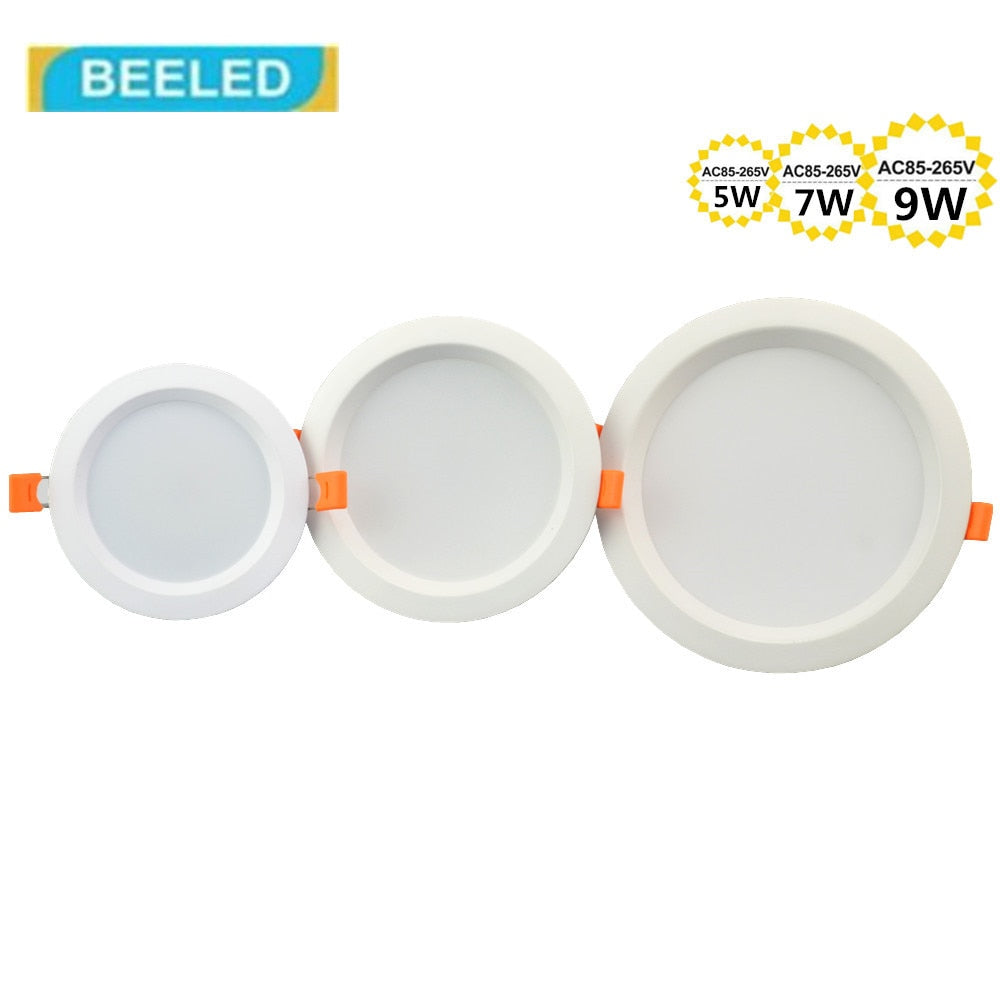 LED Downlights smart lamp led bulb 5W 7W 9W changable 3colors SMD 5733 dimming LED ceiling lamp aluminum downlights smart lamps