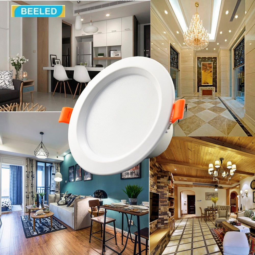 LED Downlights smart lamp led bulb 5W 7W 9W changable 3colors SMD 5733 dimming LED ceiling lamp aluminum downlights smart lamps