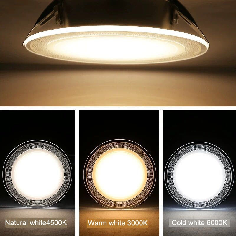 LED Downlight 230V 5W 7W 9W 12W 15W 4000K Recessed LED Spot Lighting Bedroom Kitchen bathroom Indoor led down light lamp