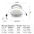 Dimmable LED Downlight Natural White Recessed Kitchen Bathroom Lamp 220V 110V 5W 7W 9W 12W LED down lights Warm White Cool White