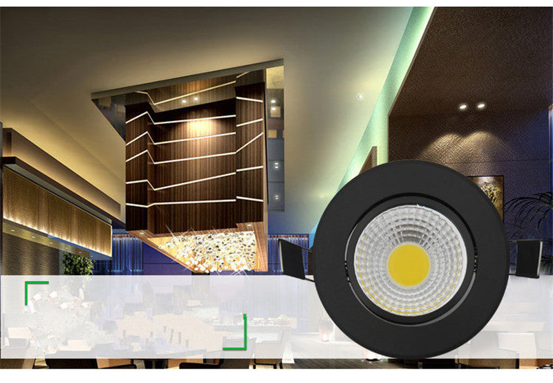 Dimmable LED Downlight Natural White Recessed Kitchen Bathroom Lamp 220V 110V 5W 7W 9W 12W LED down lights Warm White Cool White