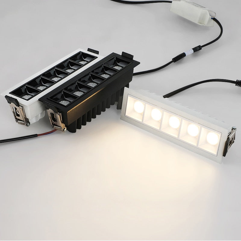 Dimmable COB LED Downlight 30W 20W 10W 6W 4W 2W Line Recessed Lamp 110V 220V Led Bulb Bedroom Kitchen Indoor Spot Lighting