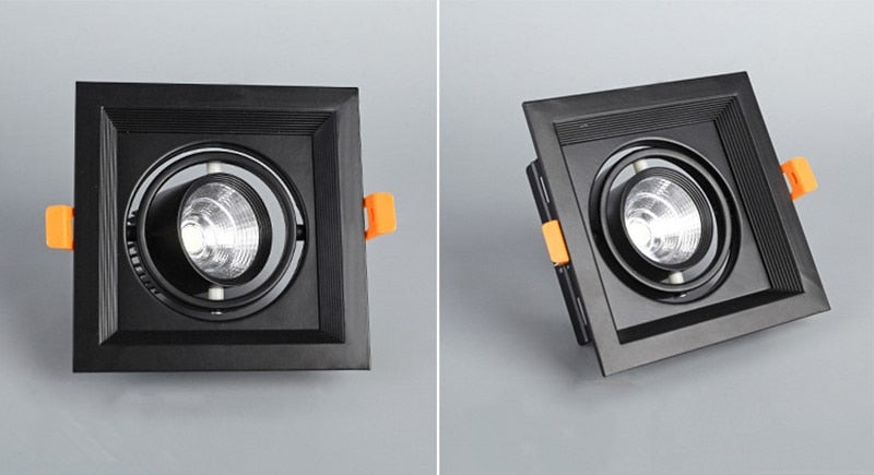 Super Bright Recessed square LED Dimmable Downlight COB 10W 20W 30w LED Spot light LED decoration Ceiling Lamp