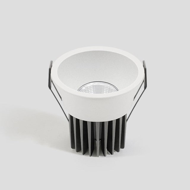 Super Bright Anti Glare Recessed Dimmable COB LED Downlights 7W 9W 12W 15W LED Ceiling Spot Lights AC85~265V Background Lighting