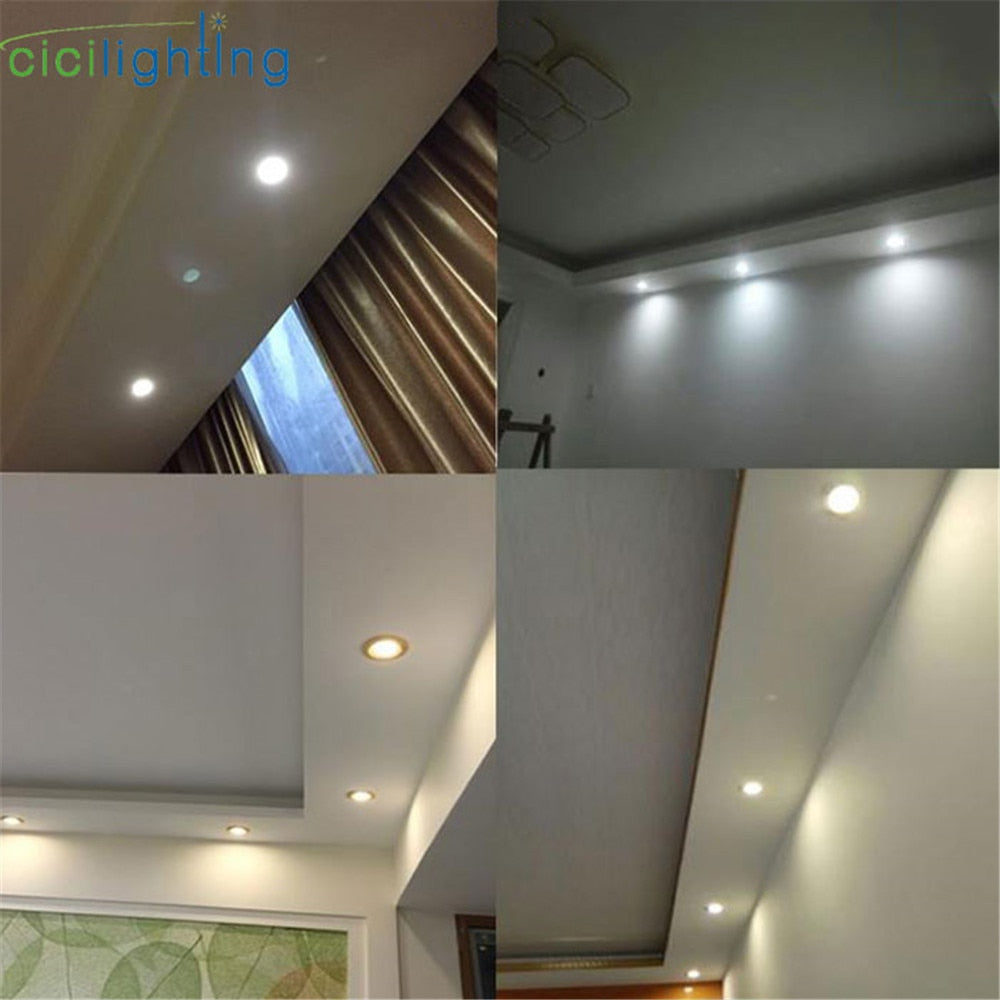 Ring Solid Wood led Downlight 3W 5W 7W led Recessed Lights LED Ceiling Spotlights Industrial Office Living Room Background Lamp