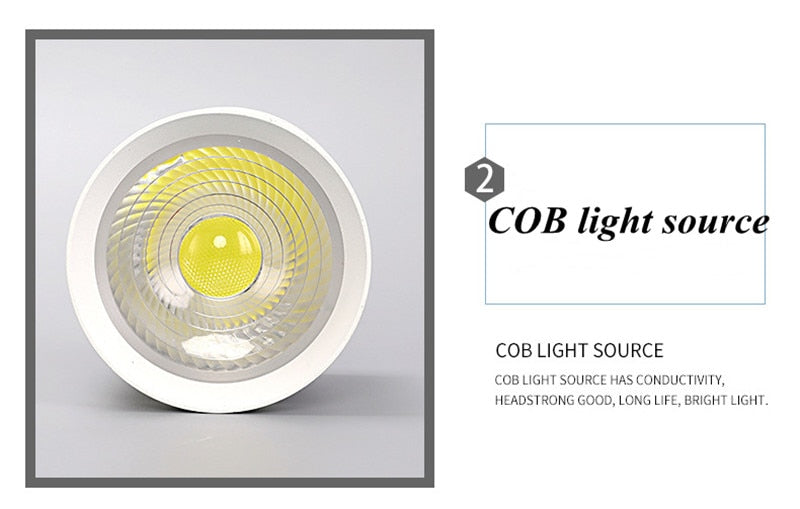 Dimmable Cylinder Led Downlight Surface 9W 12W 18W COB LED Ceiling Spot Lights AC220V LED Background Lamps Indoor Lighting Spot