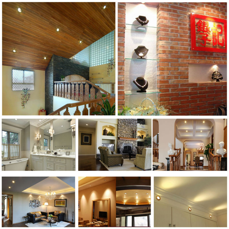 Home Store decor hot products 4pcs/lot mini Led spot light Downlights cabinet lights 1W 3W Hole size 40-45mm 110-270LM