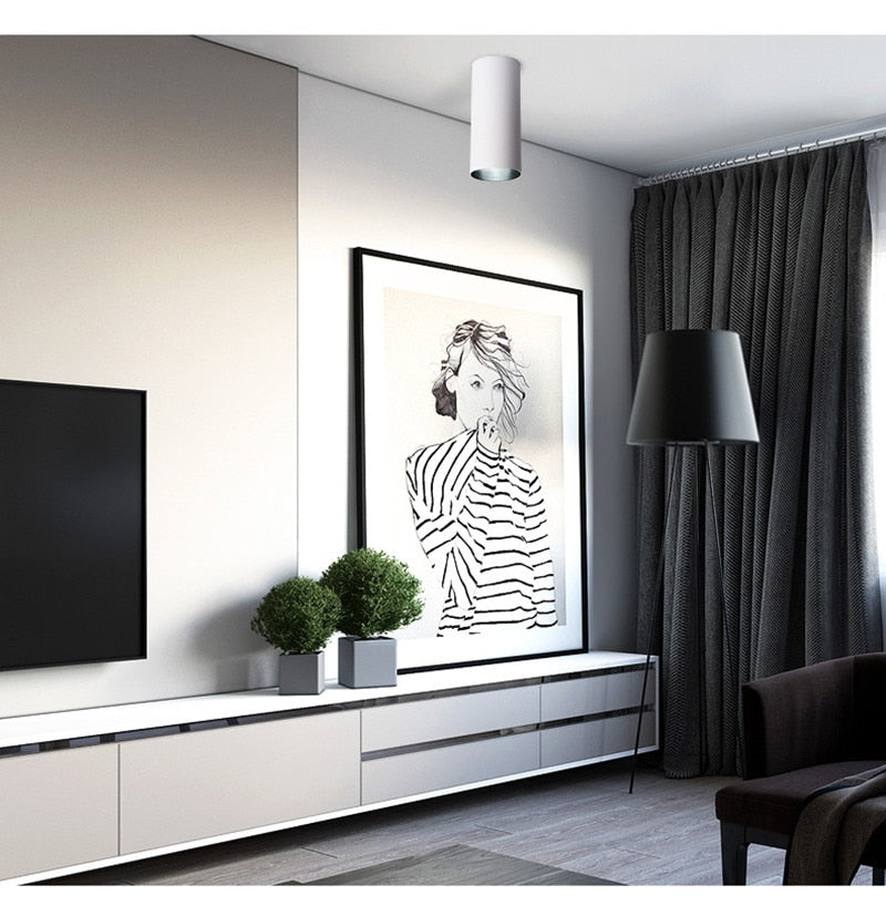 Dimmable LED Ceiling light down light 7W 12W 15W 18W No opening LED Spot light decoration Ceiling lamp AC110-220V LED downlight