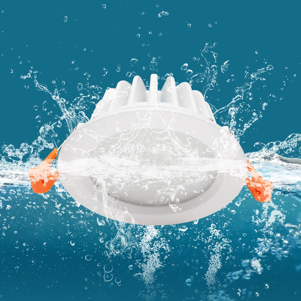 IP65 Waterproof LED Recessed Downlight 5W 7W 9W 12W 15W LED Spot Light Ceiling Lamp Home Lighting AC 85-265V For Bathroom lamp