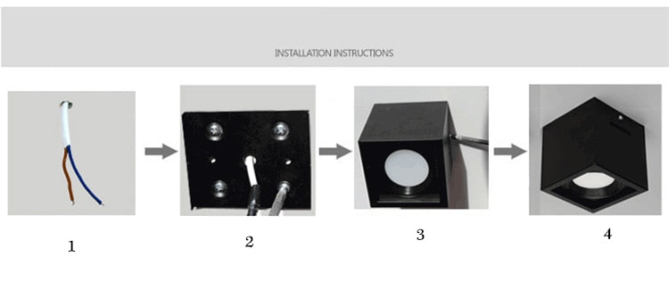 Dimmable LED no-open hole surface mounted downlight COB downlight 110v/220v 10W 20W LED ceiling spotlight home lighting