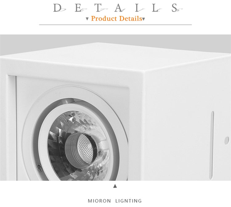 Dimmable LED no-open hole surface mounted downlight COB downlight 110v/220v 10W 20W LED ceiling spotlight home lighting