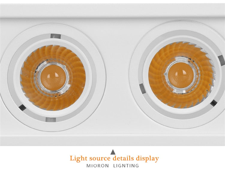 Dimmable LED no-open hole surface mounted downlight COB downlight 110v/220v 10W 20W LED ceiling spotlight home lighting