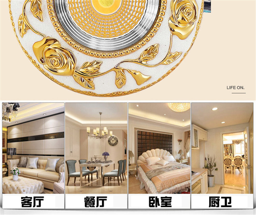American Luxury Gold Cob Led Recessed Downlight Dimmable Spot Light Fixtures 3W 5W 7W Home Deco Living Room Aisle Ceilings Lamp