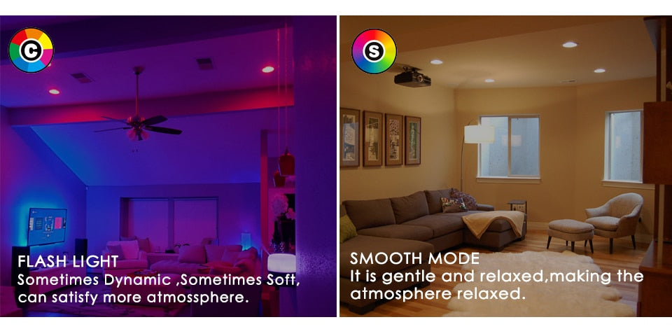 Spot LED Downlights Recessed LED Smart Dimmable Ceiling Lamp 7W Round Light Bulb 220V 110V Indoor Lighting Warm White Cold White