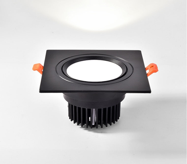 Square Recessed Dimmable COB LED Downlights 5W 7W 9W 14W 18W LED Ceiling Spot Lights AC85-265V LED Ceiling Lamps Indoor Lighting