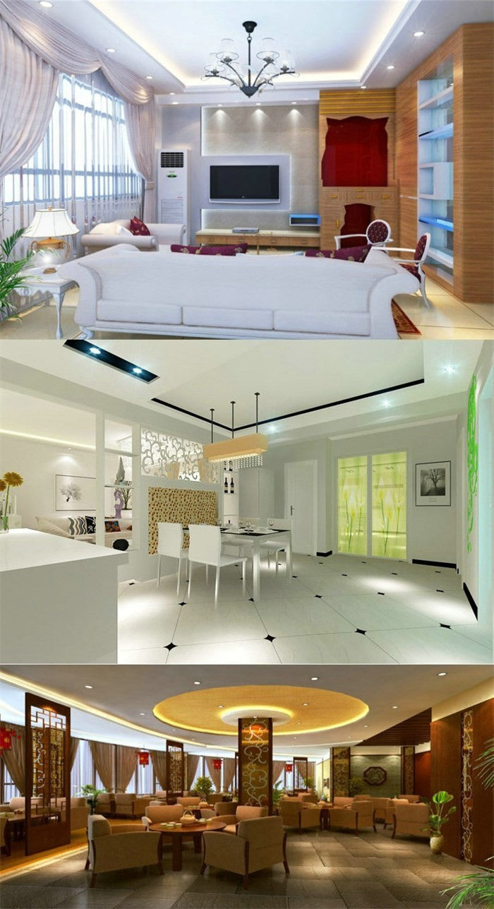 Hot Ultra Thin Design 3W 4W 6W 9W 12W 15W 18W LED Surface Ceiling Recessed Grid Downlight / Round Panel Light Aluminum Shell