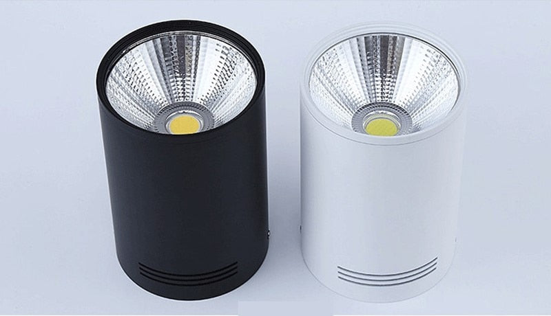 Super Bright Dimmable LED COB Ceiling Spot Lamp 7W 9W 12W 15W 18W Surface Mount Downlight for Indoor Lighting Kitchen Bedroom