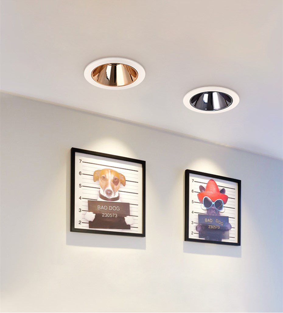 Anti-glare Recessed in Led Downlight Indoor Lighting Spot Led 7W 12W 15W 18W Dimmable Ceiling Lamp For Bedroom Living Room Foyer