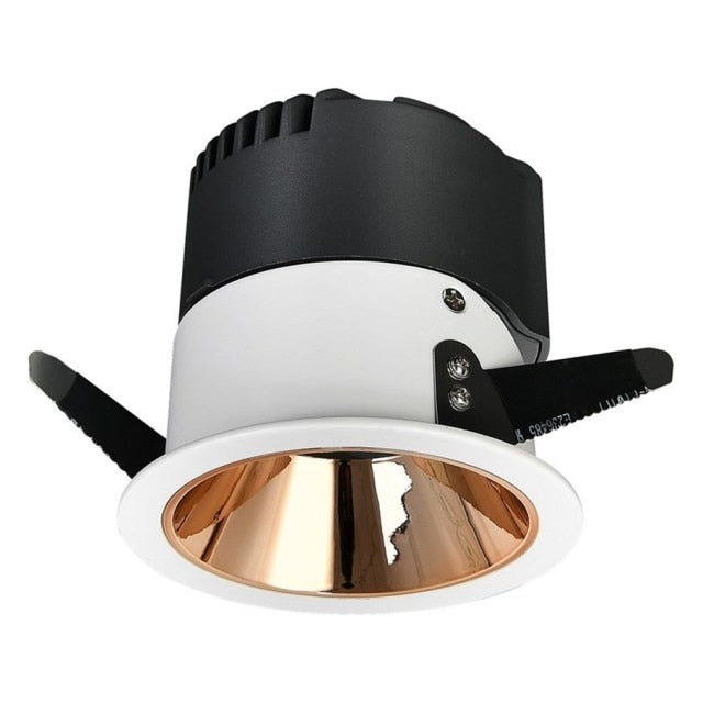 Anti-glare Recessed in Led Downlight Indoor Lighting Spot Led 7W 12W 15W 18W Dimmable Ceiling Lamp For Bedroom Living Room Foyer