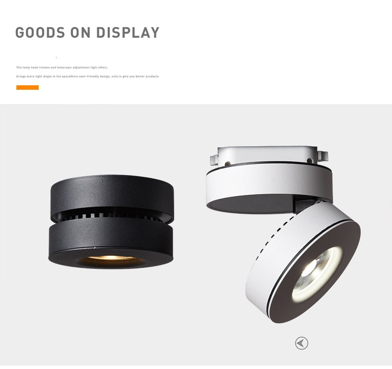 High quality Dimmable Surface Mounted LED Downlights 10W 12W COB LED Ceiling Lamp Spot Lights AC110-220V LED Lamp Indoor Lighting