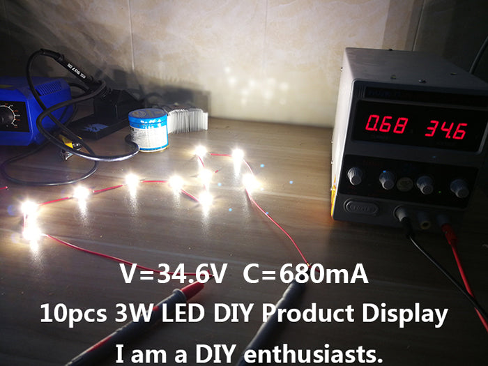 Copper Stent 3W Watt 100pcs a Lot 45mil 240LM High Power LED Light Diodes LED Bulb Chip Spot Light Downlight White Warm