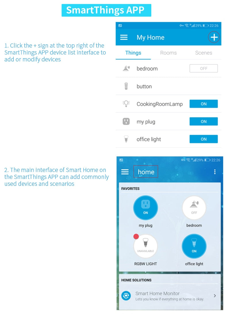 Tuya Zigbee Smart Downlight Dimmable RGBCW 7W/10W Led Ceiling Lights Spot Plafond Light Bulb Led Lamp Indoor Lighting Track Lamp