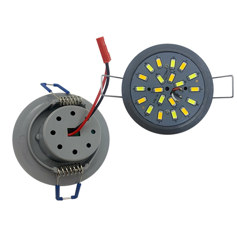 LED Crystal Spotlight Ceiling Chandelier Downlight 3000K-6500K Transform Bulb 5W Integrated Light Source 220V Retrofit Lamp