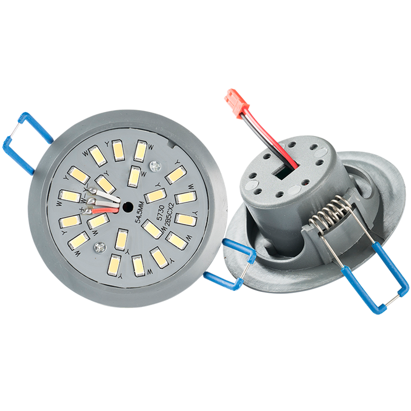 LED Crystal Spotlight Ceiling Chandelier Downlight 3000K-6500K Transform Bulb 5W Integrated Light Source 220V Retrofit Lamp