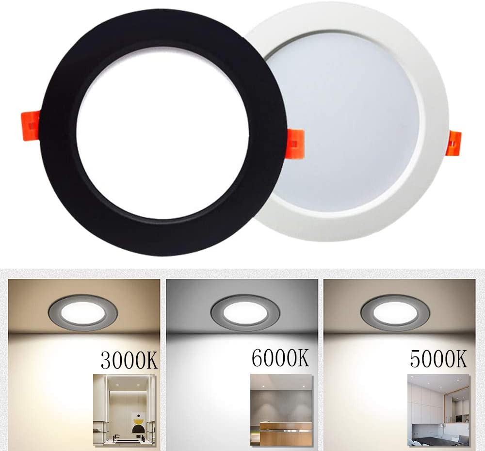 LED Recessed Downlight 18W 220V IP65 Waterproof Ceilings Lamp Integrated Ultra Slim Down Lights LED Driver Included