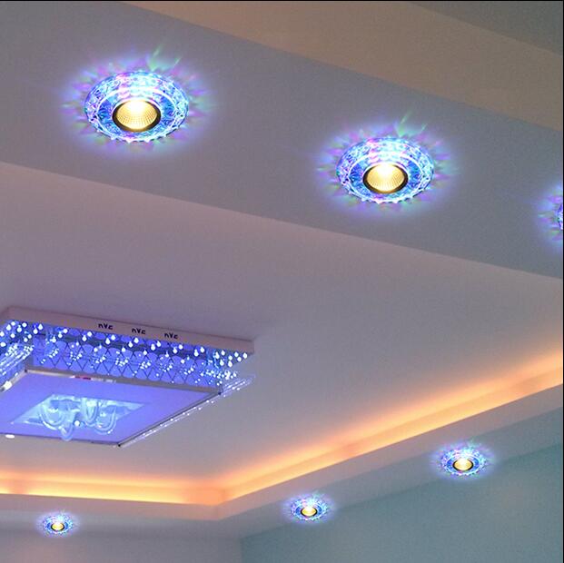 LED Downlight 3W Round Recessed Lamp 220V 230V 240V 110V Led Bulb Bedroom Kitchen Indoor LED Spot Lighting